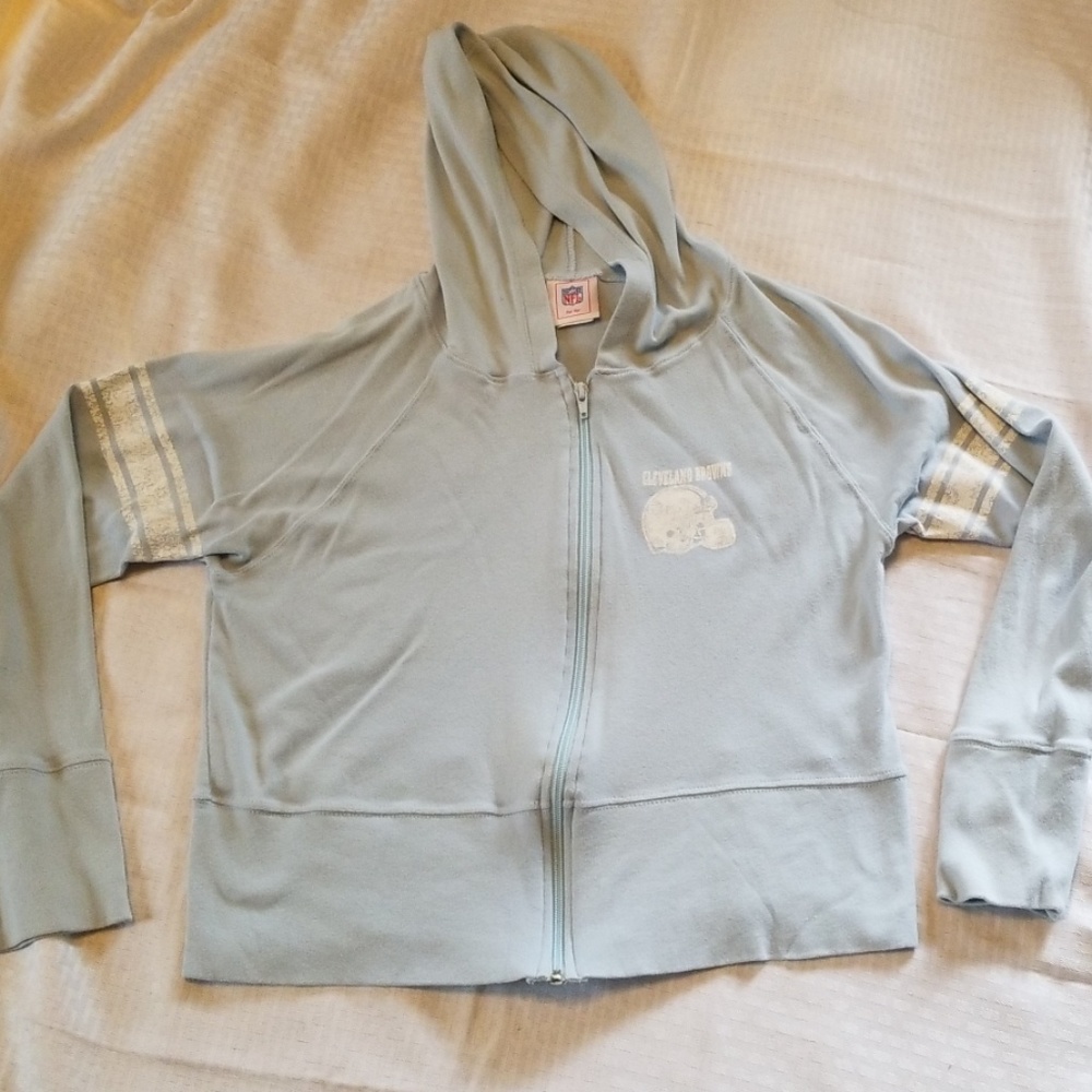 Women's Cleveland browns zip up hoodie